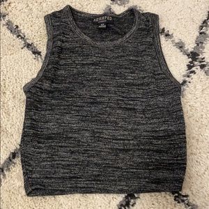 Grey heathered Crop Tank